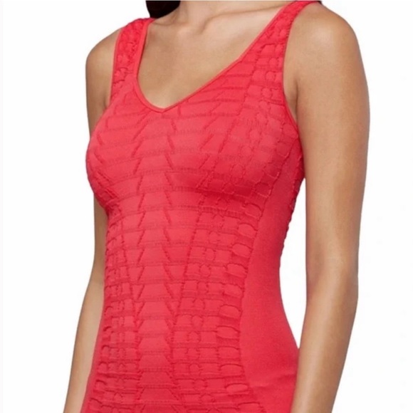 Bebe Body-con Sweetheart Neck Textured Dress Size M/L - Picture 2 of 16